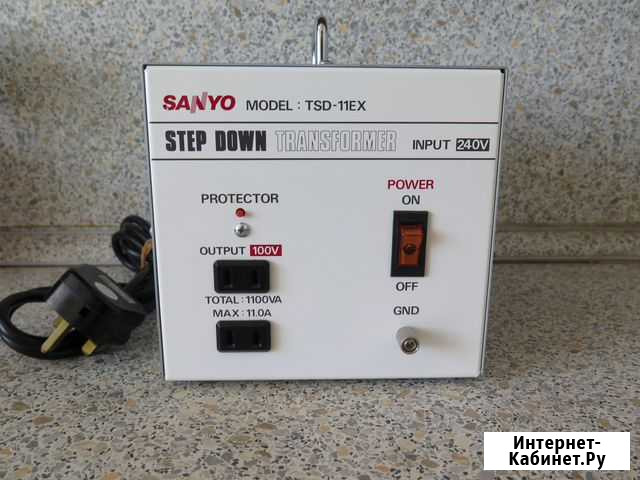 Трансформатор понижающий sanyo TSD-11EX, 1100VA Улан-Удэ - изображение 1