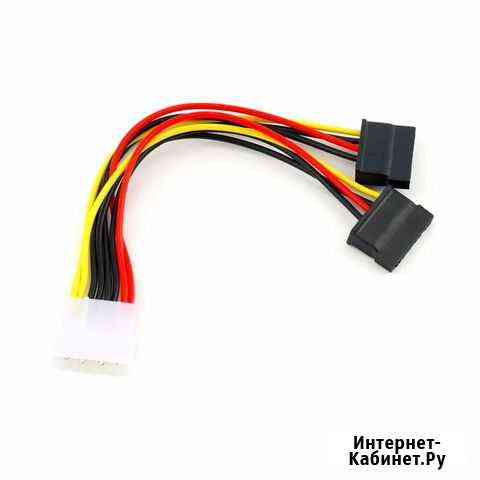 Переходник Molex - SATA x2 Хабаровск