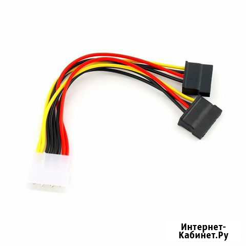 Переходник Molex - SATA x2 Хабаровск - изображение 1