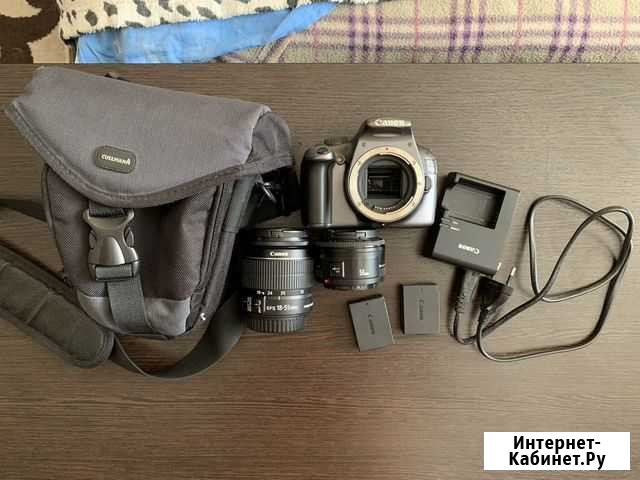 Фотоаппарат Canon 1100D полная комплектакция Волгоград - изображение 1