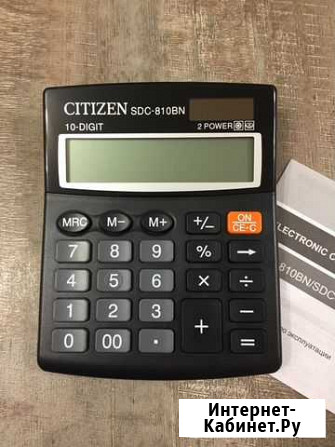 Калькулятор Citizen SDC-810BN Люберцы - изображение 1