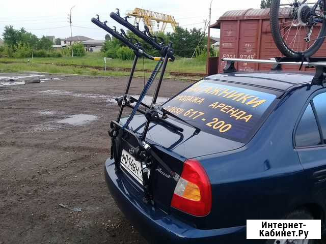 Велобагажник на заднюю дверь New Hi-Bike 3 вел Ставрополь - изображение 1