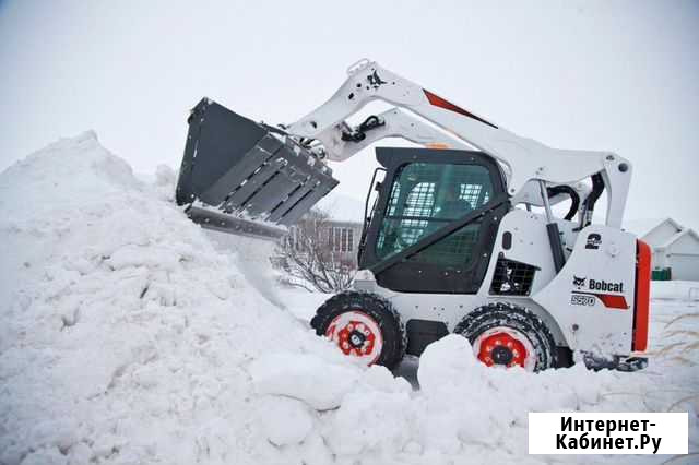 Бобкет услуги bobcat мини-погрузчик уборка снега Энгельс - изображение 1