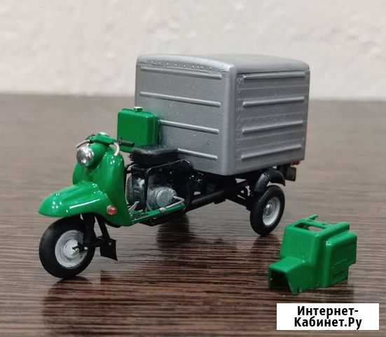 Модель мотороллера Муравей 1/43 Саратов - изображение 1