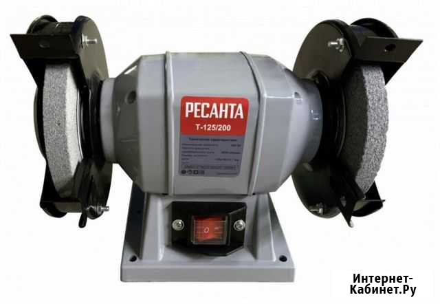 Электроточило Ресанта Т-125/200, 200 Вт, 2950 об/м Петрозаводск - изображение 1