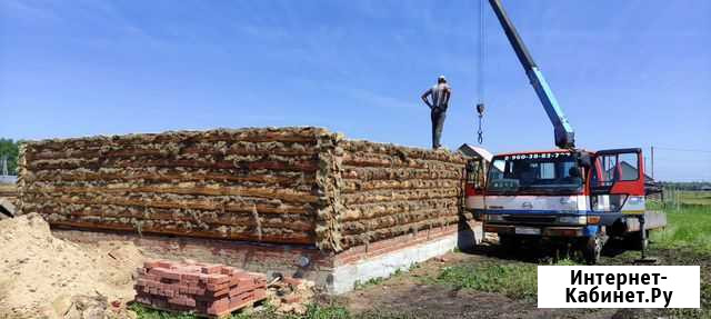 Сруб 8х10 дом из крупного бревна Уфа - изображение 1