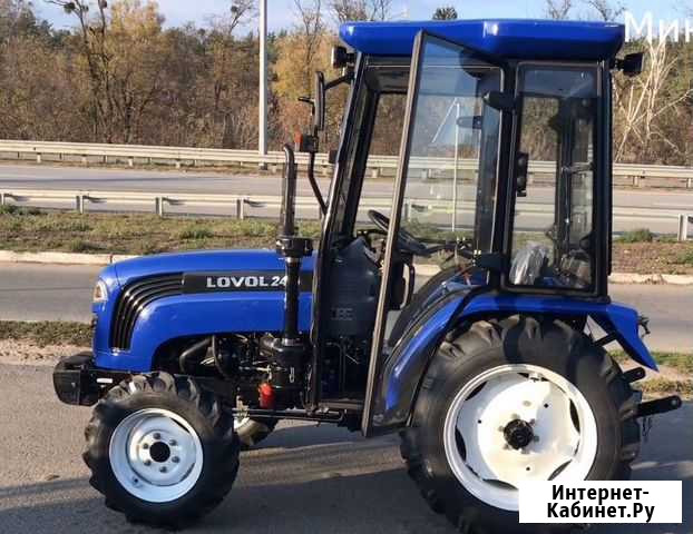 Минитрактор Lovol Foton TE-244 с кабиной + Плуг Новосибирск - изображение 1