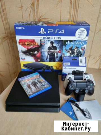 Sony playstation 4 slim 500gb Хабаровск - изображение 1