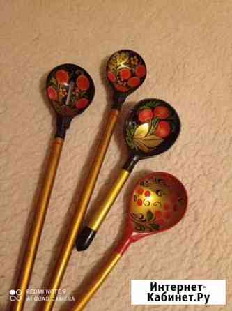 Ложечки деревянные. Хохлома СССР Тверь