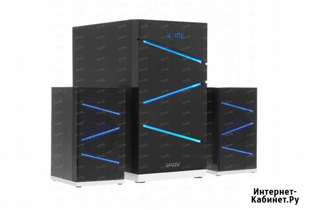 Колонки 2.1 Ginzzu GM-420 - 65 Вт Челябинск - изображение 1