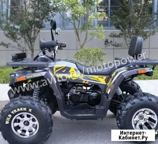 Квадроцикл Motoland wild track LUX 200 черно-желты Владивосток - изображение 1