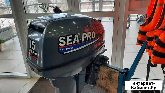 Лодочный мотор Sea-Pro T 15 S бу Красноярск - изображение 1