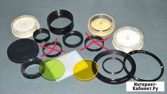 Оправы для фильтров, светофильтры, кольца и др Казань