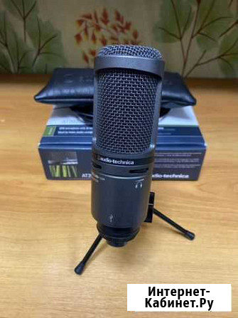 Микрофон audiotechnica AT 2020 usb+ Уфа - изображение 1