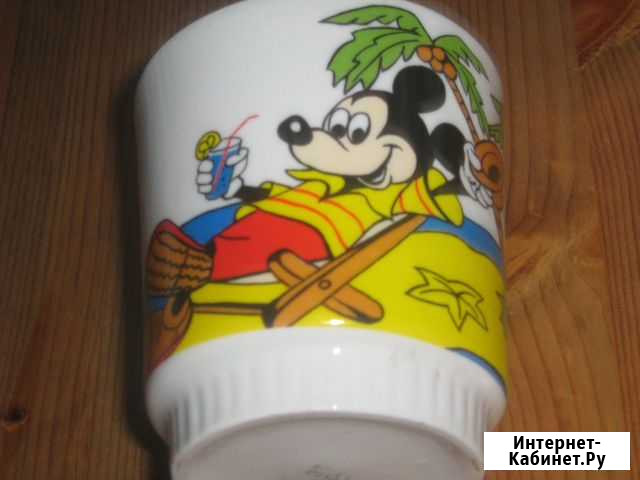Кружка Микки Маус фарфор клеймо СССР Екатеринбург - изображение 1