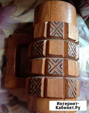 Кружка деревянная Владимир - изображение 1