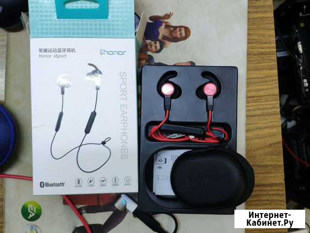 Bluetooth наушники Honor AM61, красные Ессентуки - изображение 1