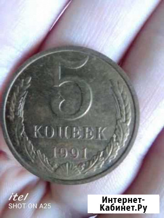 Редкие -5 копеек 1991 год Чита - изображение 1