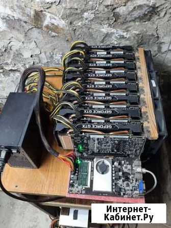 Продаю Риг на 8 карт GTX 1660 Ti Пятигорск - изображение 1