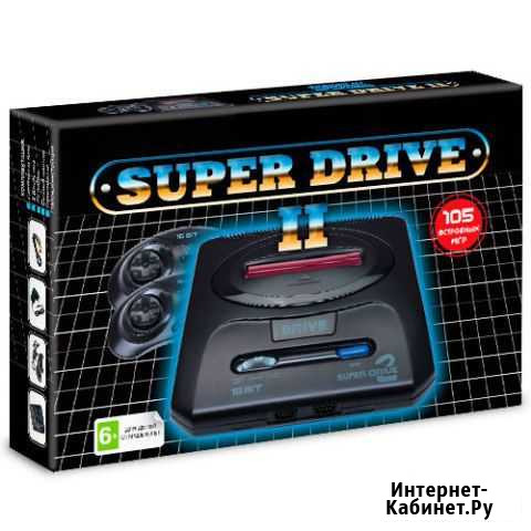 Sega Super Drive 2 Classic (105-in-1) Black Иркутск - изображение 1
