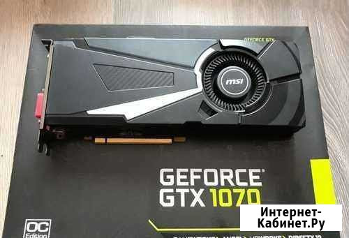 Видеокарта gtx 1070 8gb Барнаул - изображение 1