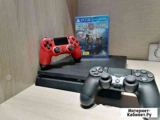 PS4 Slim 1Tb+2джоя, Fifa 19,Nhl 19,Battlefield 4 Томск