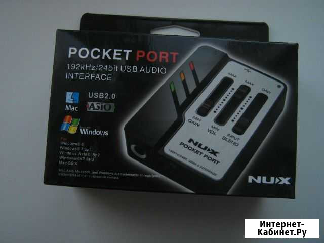 Звуковая карта Nux Pocket port Стерлитамак - изображение 1