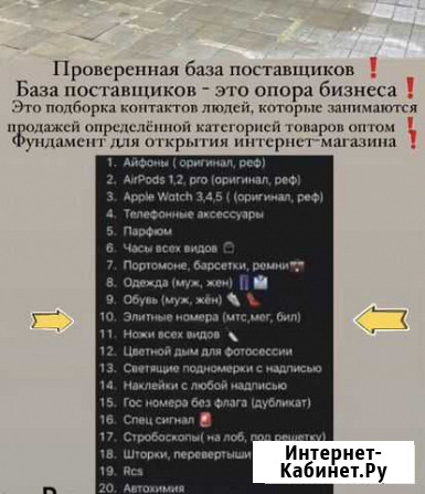 База поставщиков Махачкала - изображение 1