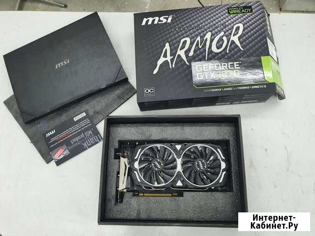 Видеокарта gtx 1070 msi Armor Новосибирск - изображение 1