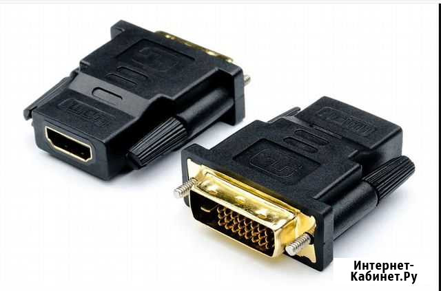 Адаптер-переходник ATcom DVI (male) - hdmi (female Пангоды - изображение 1