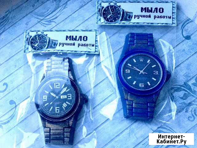 Часы. Мыло ручной работы Великий Новгород - изображение 1
