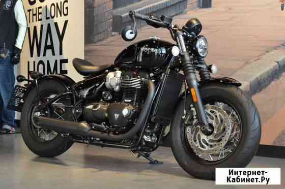 Triumph Bonneville Bobber Black новый 2021 Новосибирск