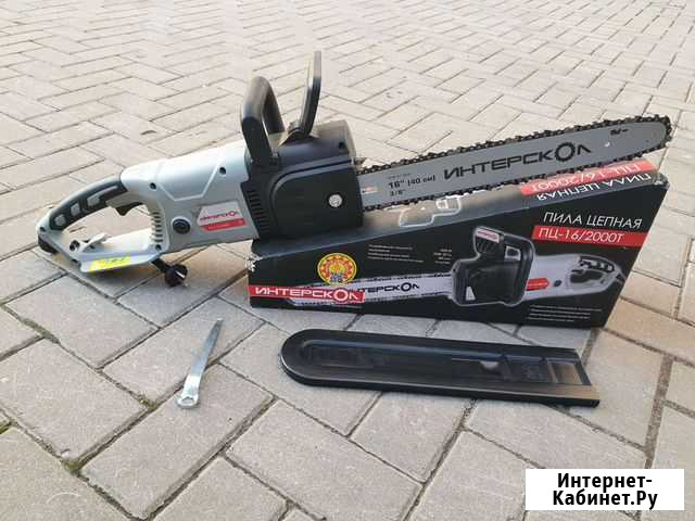 Электропила Интерскол, 2кВт, 16 шина Ростов-на-Дону - изображение 1