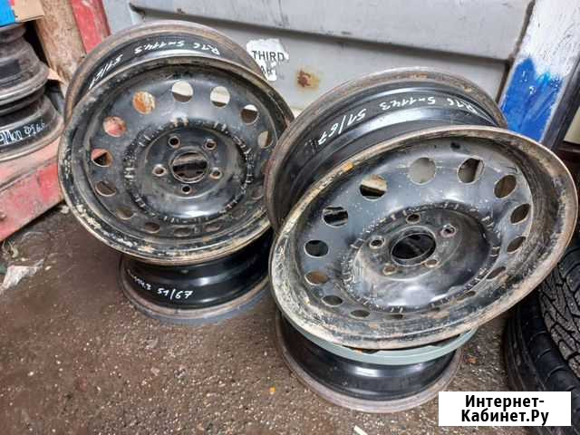 Диски штамп R16 5x114.3 ET51 цо67.1 б/у Пермь - изображение 1