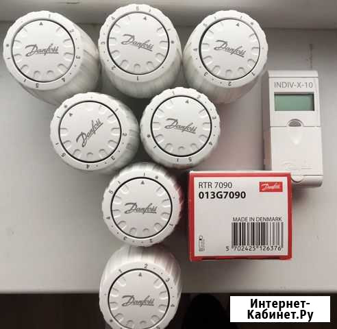 Термоголовки danfoss RTR 7090 новые+радиаторный сч Коммунарка - изображение 1