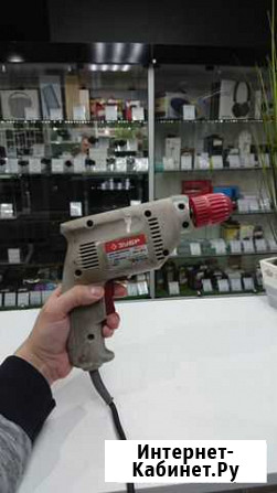 Дрель-шуруповерт зубр зд-420эр б/у Хабаровск - изображение 1