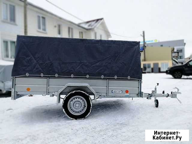 Прицеп Вектор 2.82х1.5м тент 74см самосвал Архангельск - изображение 1