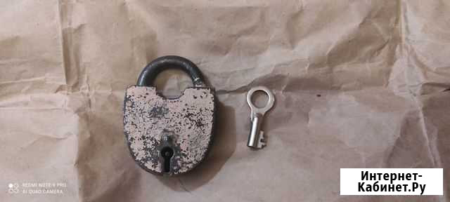 Навесной замок старинный Калуга - изображение 1