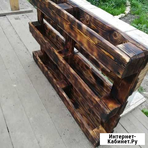 Грядка (клумба) из паллет (поддонов) Москва - изображение 1