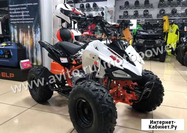 Квадроцикл Kayo Predator 110 черно-белый Южно-Сахалинск - изображение 1