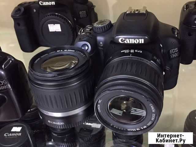 Зеркальный фотоаппарат canon 550d Краснодар - изображение 1