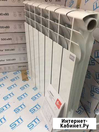 Радиатор алюминиевый sti 500/80 6 сек Екатеринбург - изображение 1