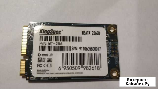 Твердотельный накопитель KingSpec, msata SSD 256 г Воркута - изображение 1