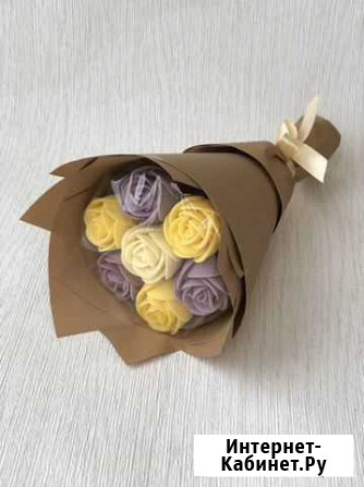 Букет из шоколадных роз. Съедобные букеты из цвето Челябинск - изображение 1