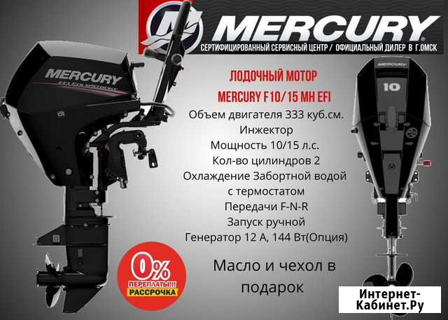 Лодочный мотор Mercury F10/20M EFI Омск - изображение 1