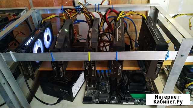 Майнинг ферма/риг rx570, rx580, rx470, rx570, 574 Ленинградская - изображение 1
