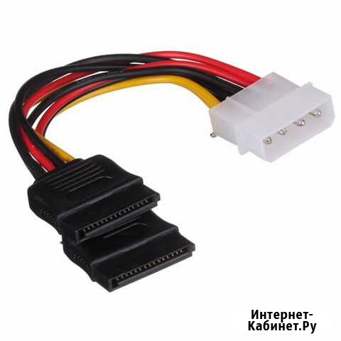 Переходник molex - 2 x SATA Оренбург - изображение 1