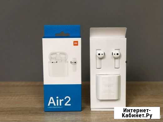 Xiaomi Mi Air Pro 2, новые бепсроводные наушники Сыктывкар - изображение 1