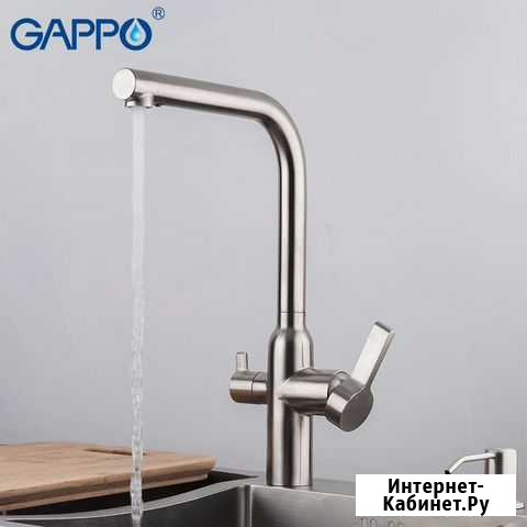 Смеситель для кухни под фильтр Gappo G4399-4 Набережные Челны - изображение 1