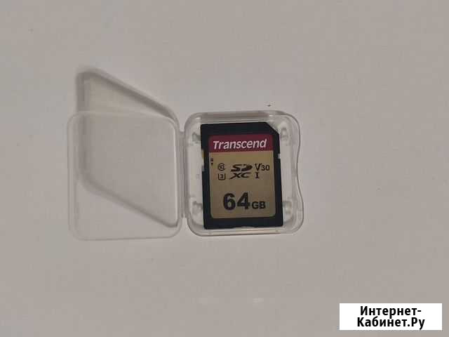 Карта памяти sdxc Transcend 64gb Симферополь - изображение 1